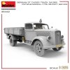 Miniart 35442 GERMAN 3T CARGO TRUCK 3,6-36S. PRITSCHE-NORMAL-TYPE. MILITARY SERVICE 1/35